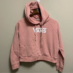 Vans Women's Flying V Boxy Pink Hoodie Size Small